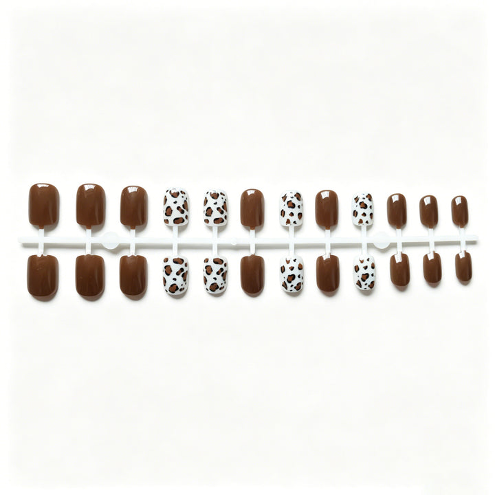 Leopard Print Nail Art Kit