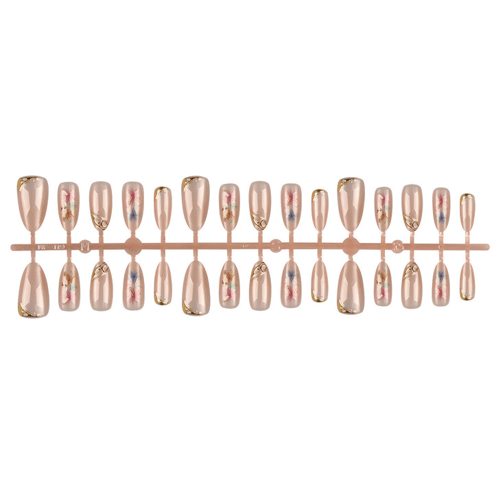 Elegant Artistic Press-On Nail Tips