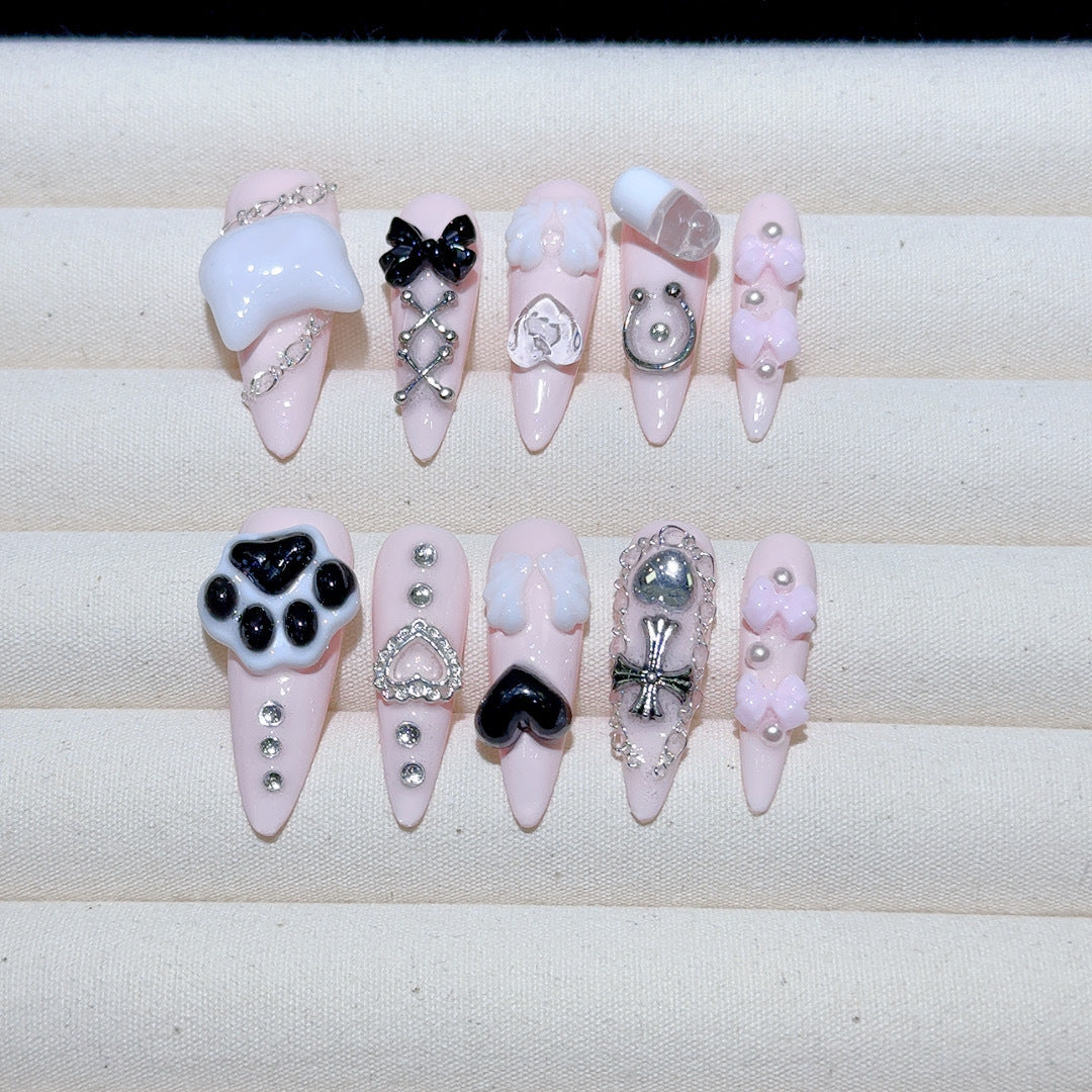 Premium Decorative 3D Nail Art Tips