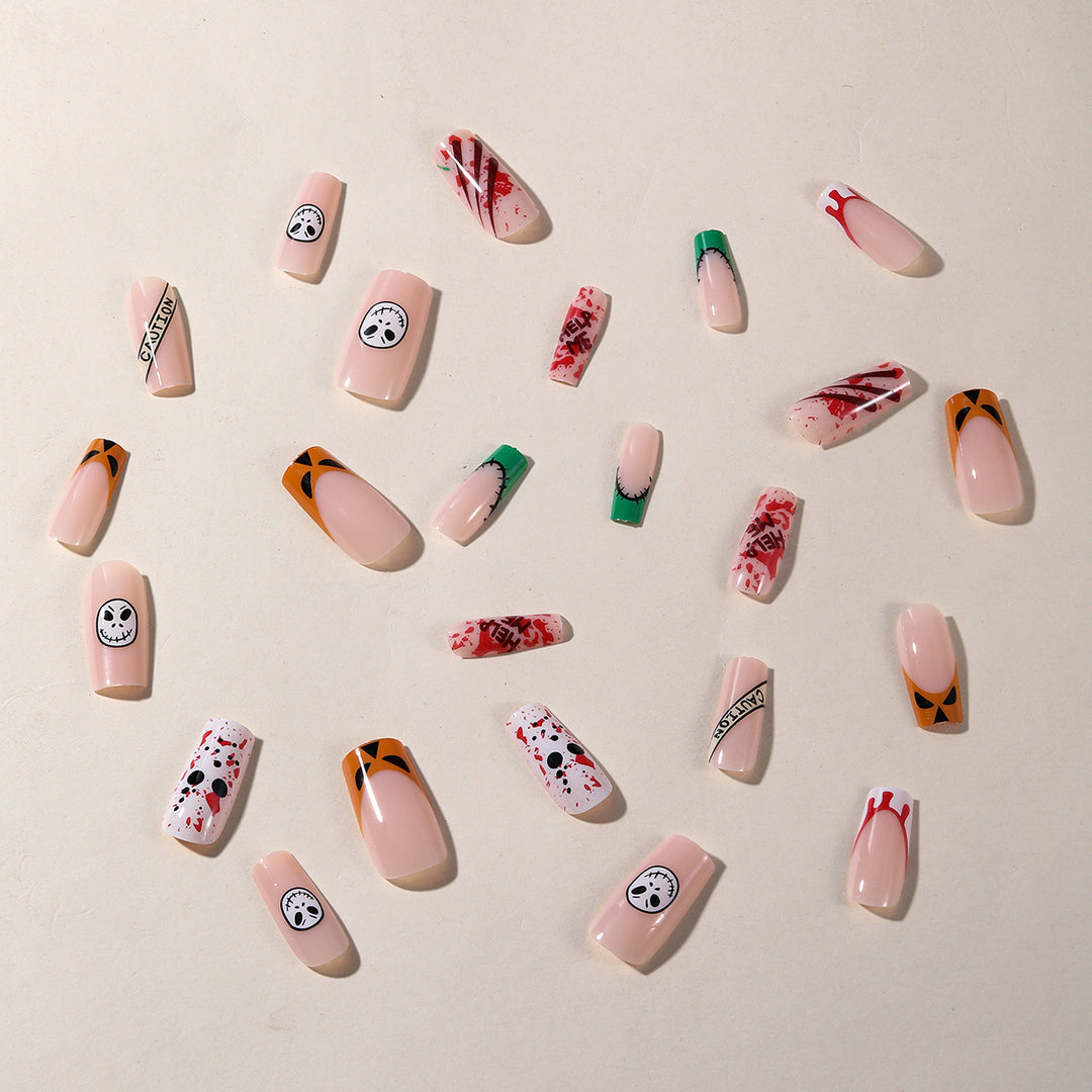 Spooky Themed 3D Nail Art Extensions Kalsten