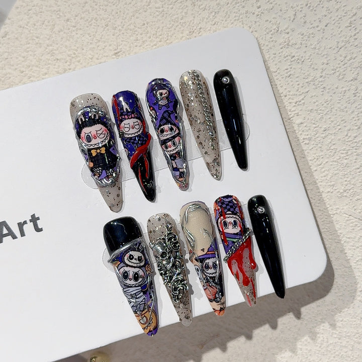 Whimsical Gothic Nail Art Tips