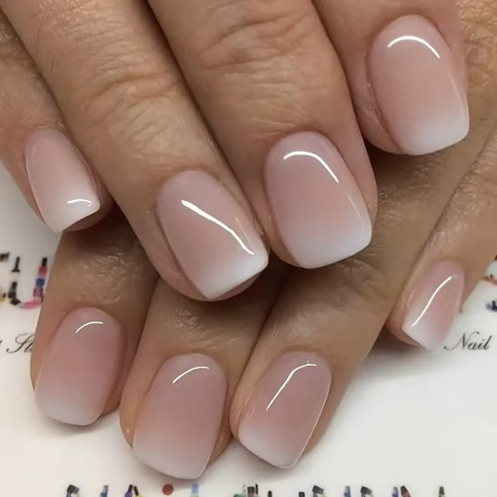Professional Glossy Ombre Nail Extensions