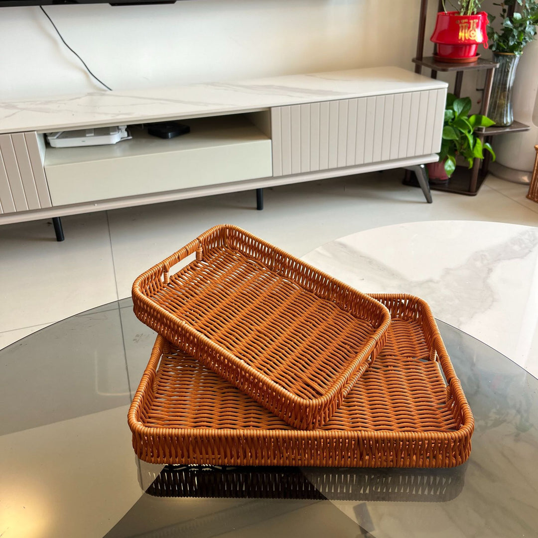 Woven Fruit Serving Tray Kalsten