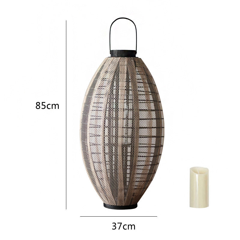 Elegant lantern with metal grid Kalsten