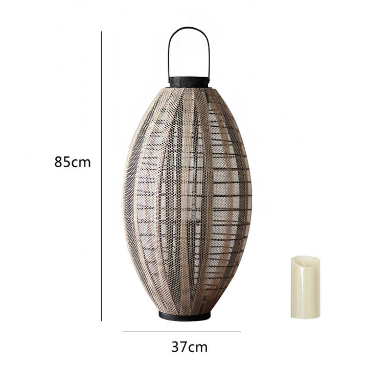 Elegant lantern with metal grid Kalsten