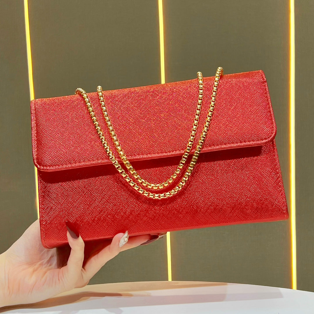 Elegant Chain-Linked Evening Bag