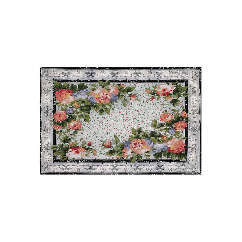 Floral Pattern Decorative Mat Kalsten
