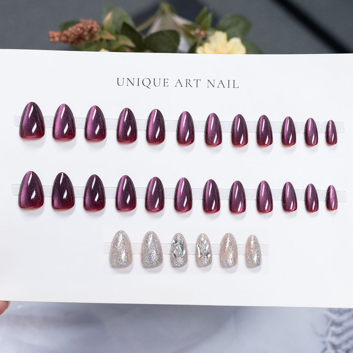 High Shine Press-On Nail Art