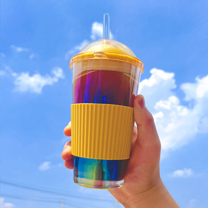 Women's creative and insulated reusable drinking cup with safety lid Kalsten