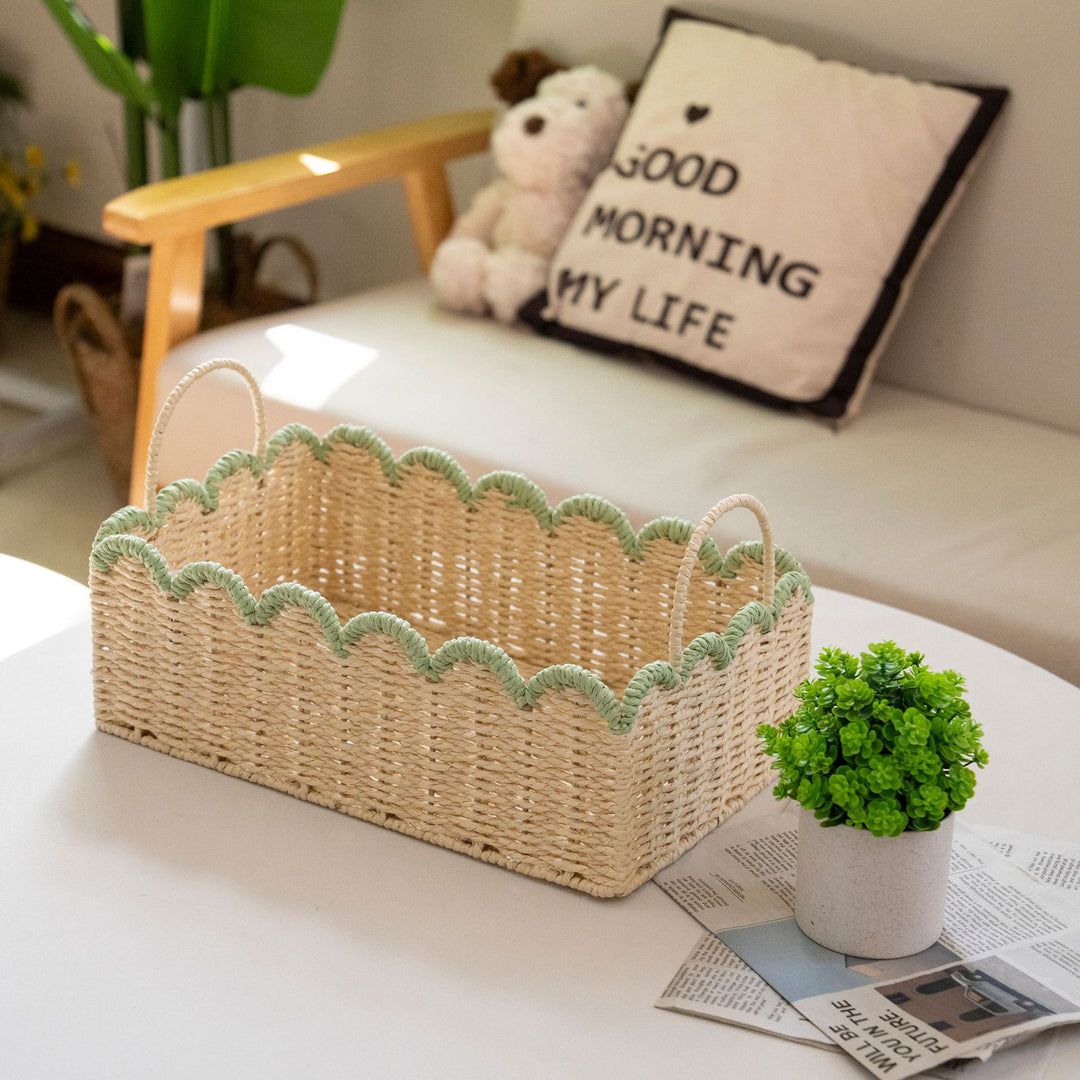 Handcrafted Woven Storage Bins Kalsten