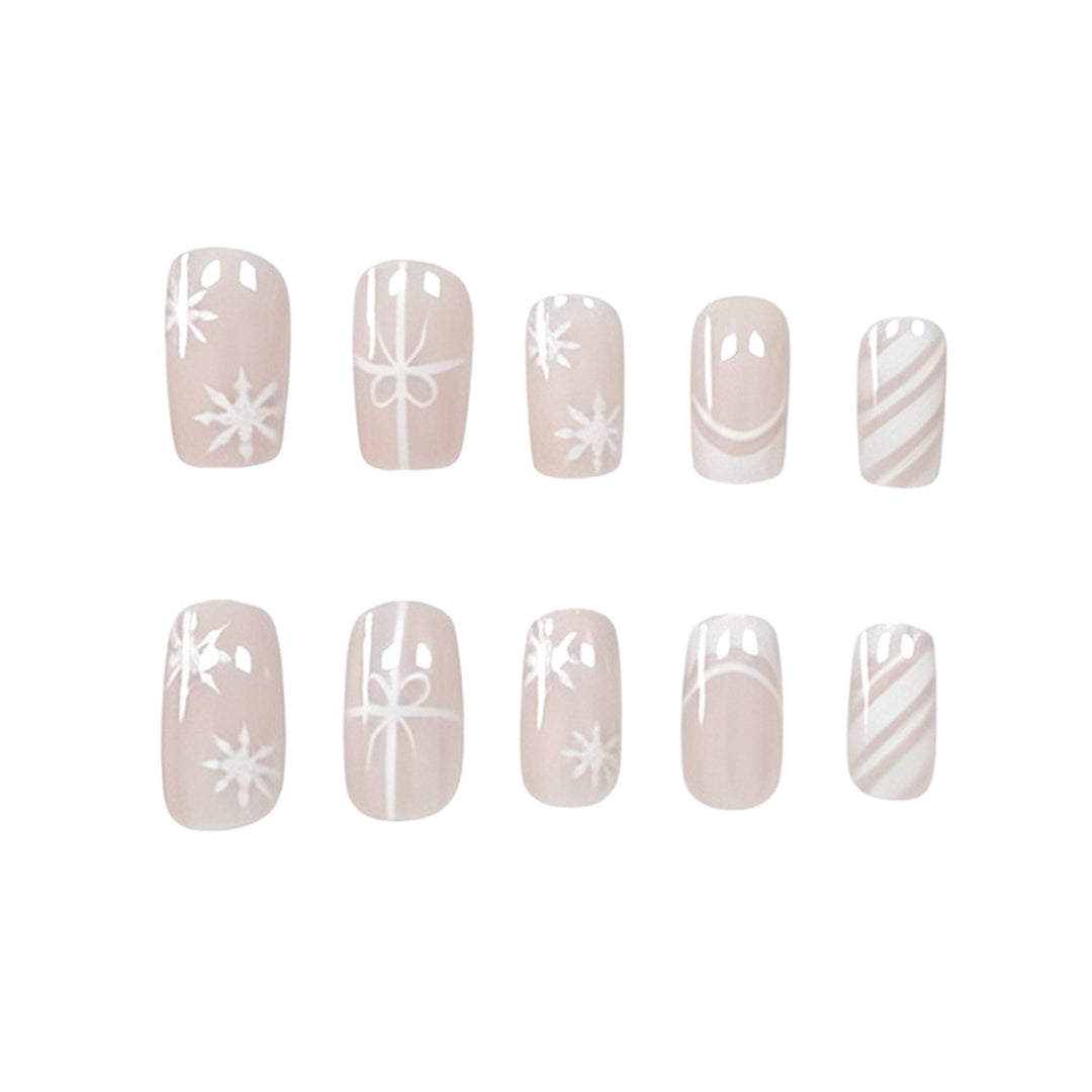 Elegant Holiday-Themed Nail Art Extensions Kalsten