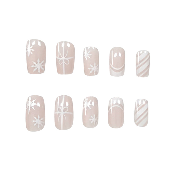 Elegant Holiday-Themed Nail Art Extensions Kalsten