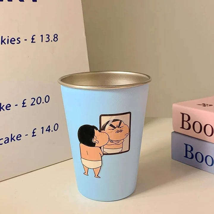 Funny drinking cup with humorous illustration design Kalsten