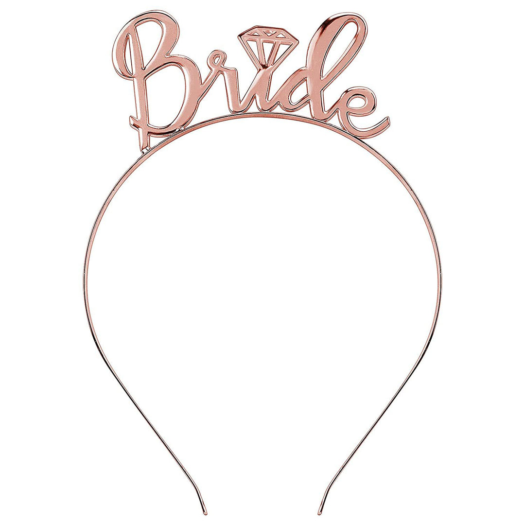 Women's bridal accessories set with shimmering veil and personalized sash Kalsten