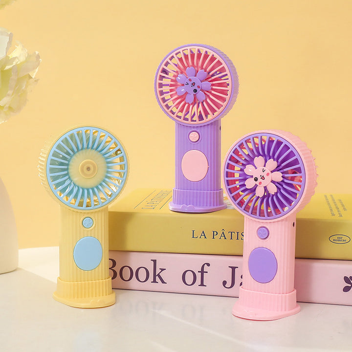 Ladies portable mini hand fan with creative flower design Kalsten