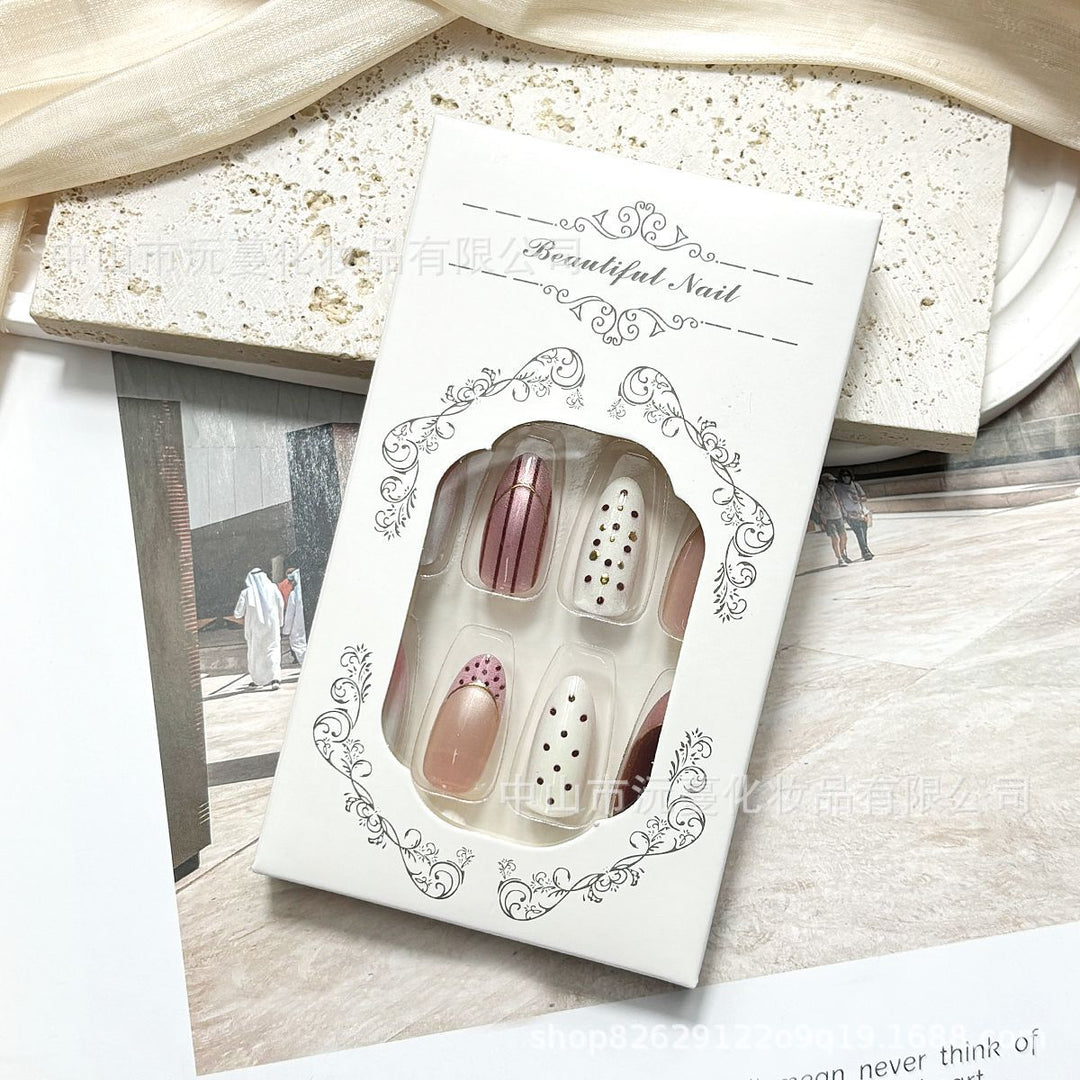 Elegant Press-On Nail Design Set Kalsten