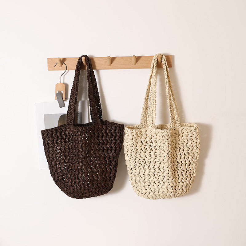 Hand-knotted cotton tote bag Kalsten