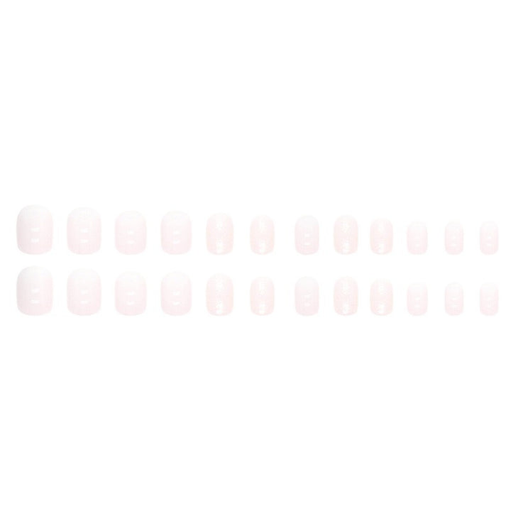 Permanent artificial nails with glitter finish Kalsten