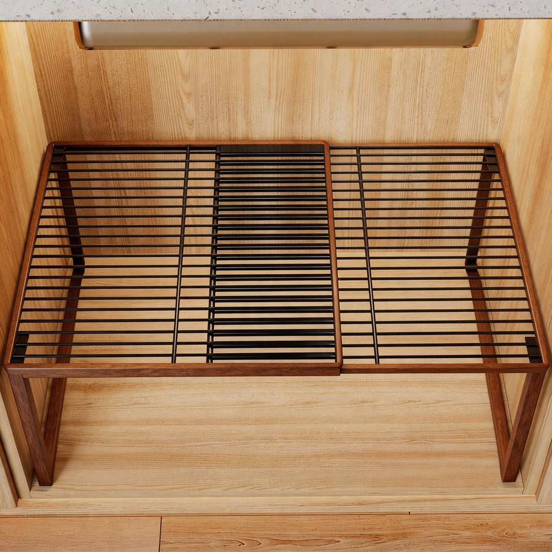 Multi-Tier Metal Mesh Shoe Storage Rack with Open Grid Shelves and Matte Frame