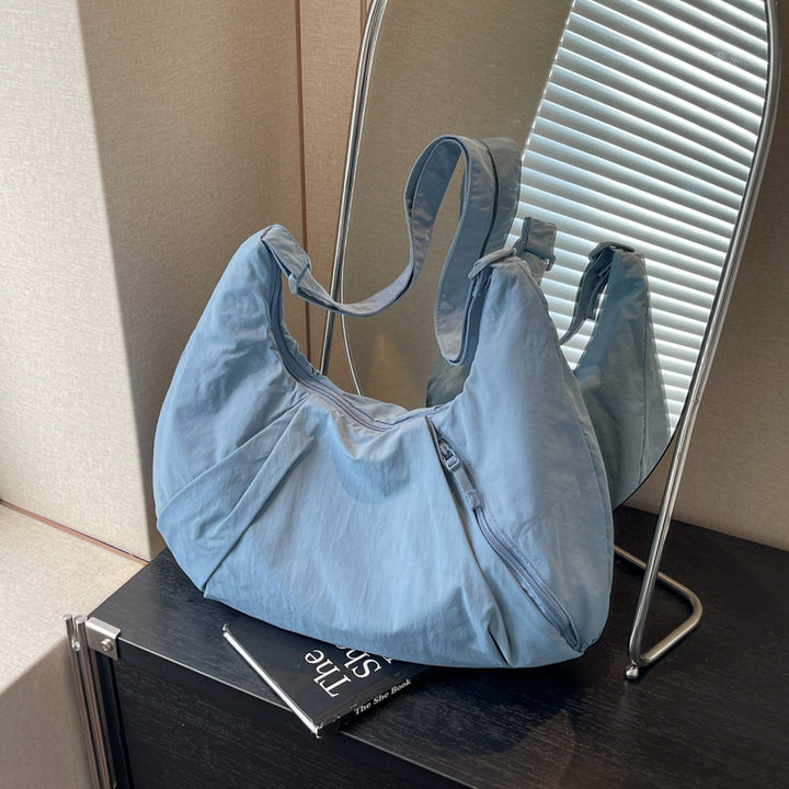 Soft Fabric Casual Shoulder Bag