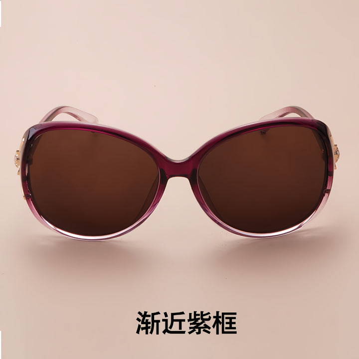 Ladies Luxurious Oversize Sunglasses with Stylish Decor Kalsten