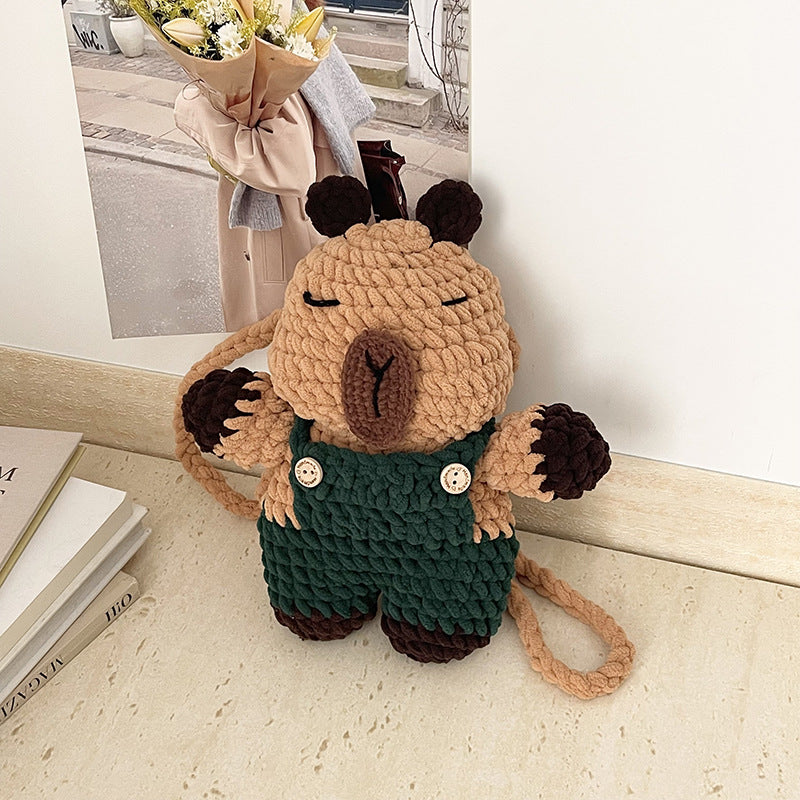 Cute Plush Mouse-Themed Backpack