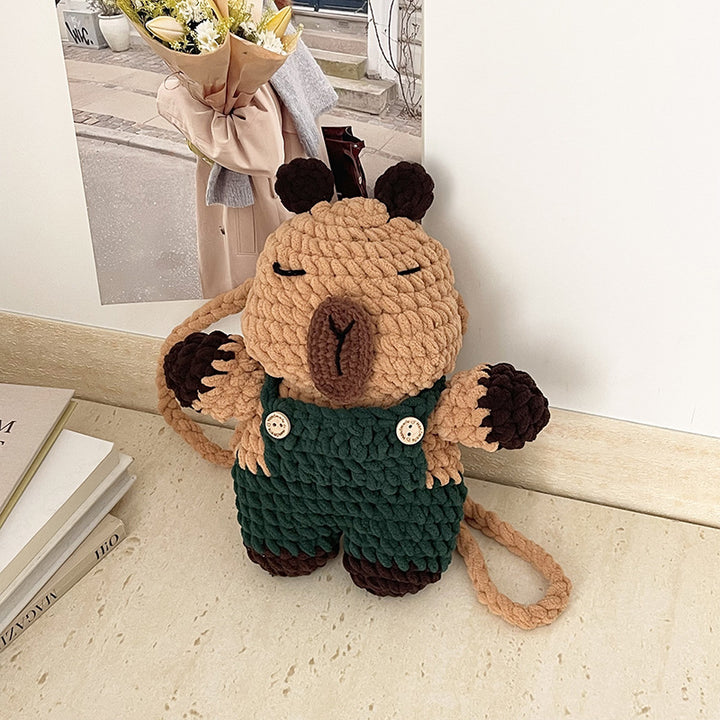 Cute Plush Mouse-Themed Backpack