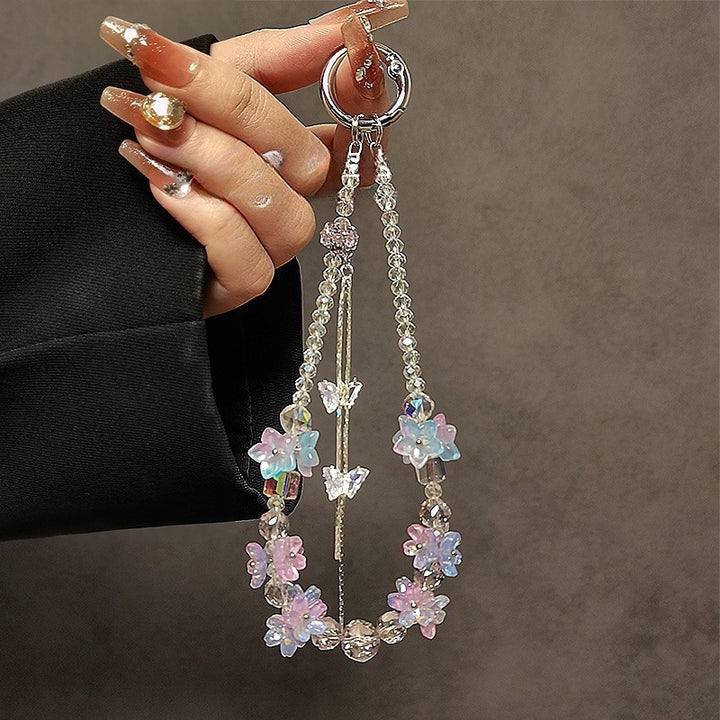 Decorative Floral Charm Phone Lanyard Kalsten