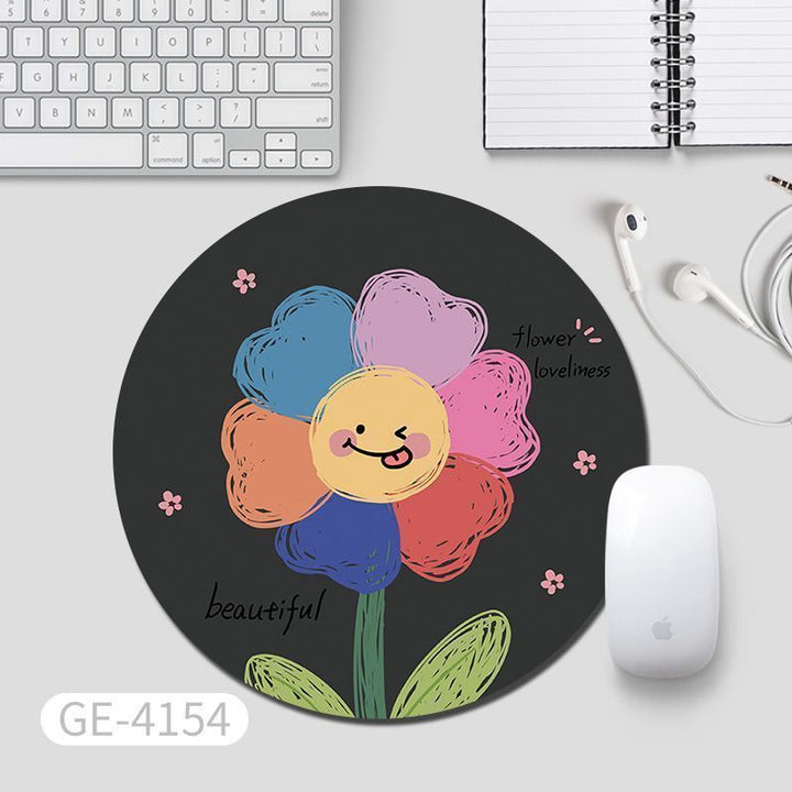 Creative Floral Design Mouse Pad