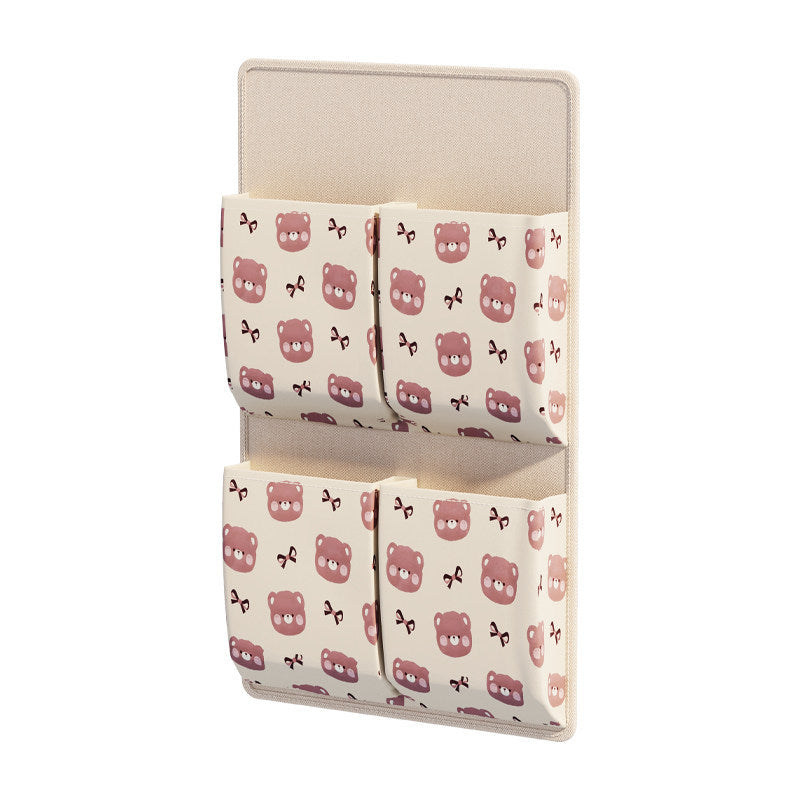 Playpen Door-Mounted Multi-Pocket Organizer for Toys Books and Slippers