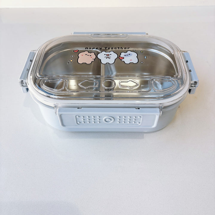 Cartoon-Themed Multi-Compartment Food Storage