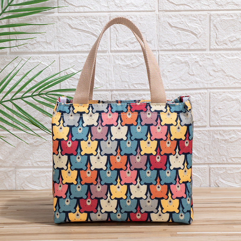Cute Cat Print Tote Bag Kalsten
