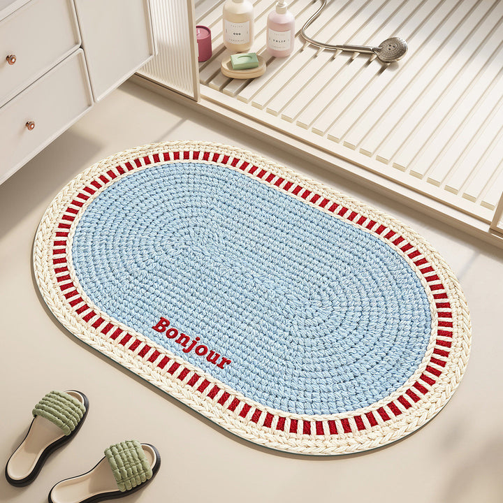 Cartoon Fruit Shaped Bath Mat