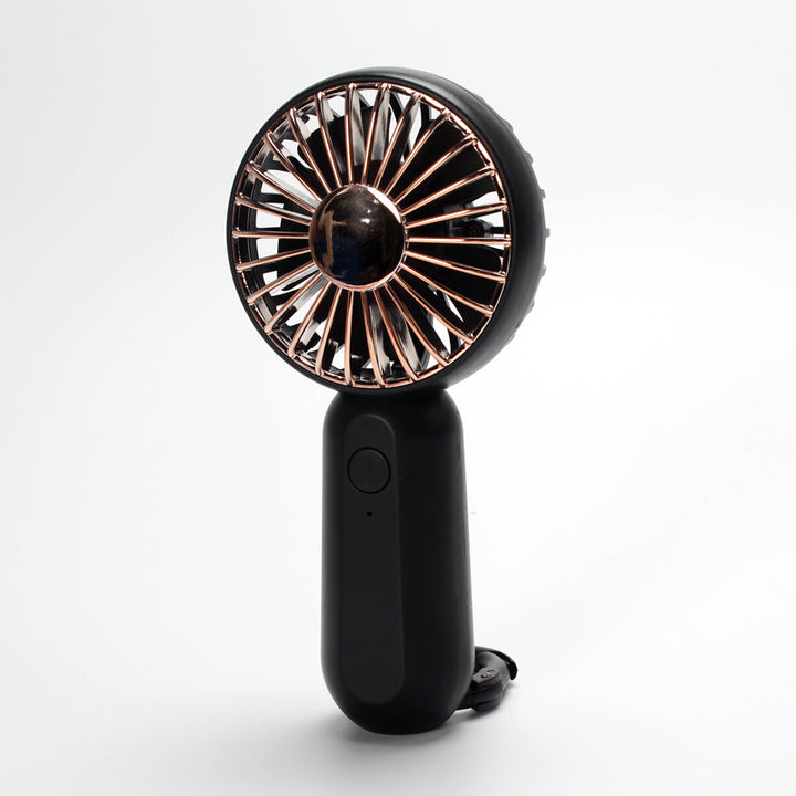 Unisex portable mini hand fan with USB charging and carrying strap Kalsten