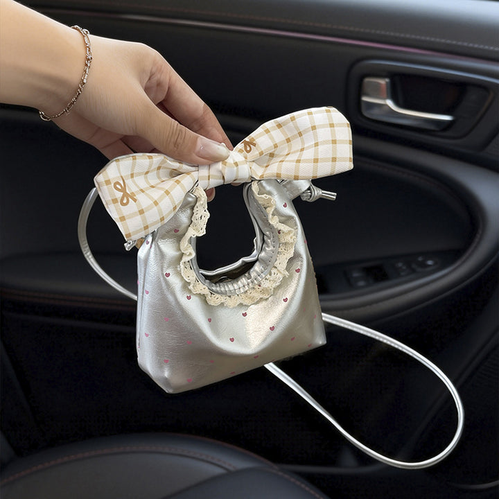 Cute Bow-Accent Mini Tote