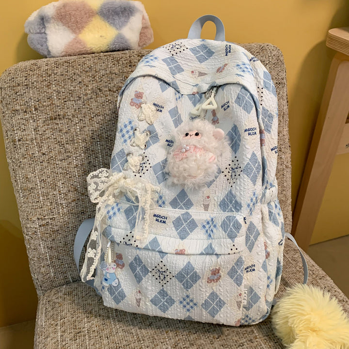 Cute Character Design Embellished Backpack Kalsten