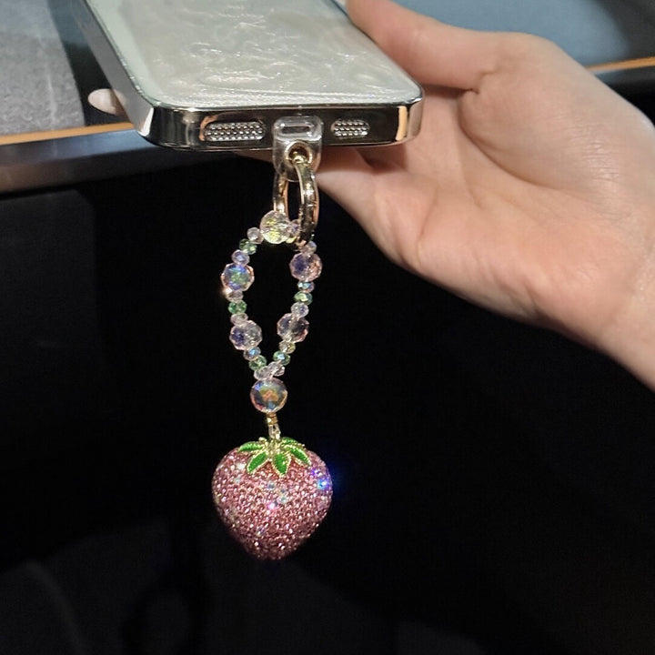Strawberry Charm Keychain Holder Kalsten