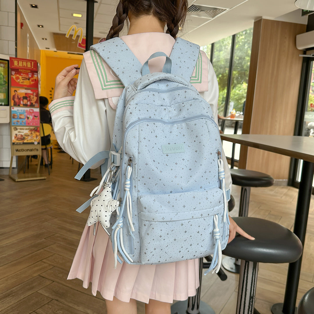 Star-Print Casual Backpack Kalsten