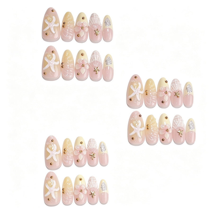 Artistic Floral Design Press-On Nails Kalsten