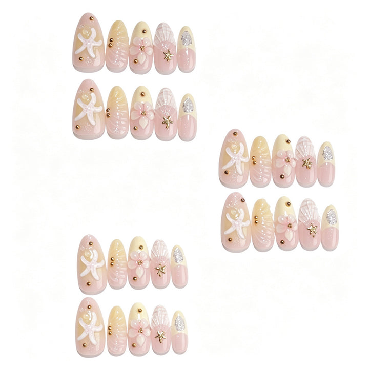 Artistic Floral Design Press-On Nails Kalsten