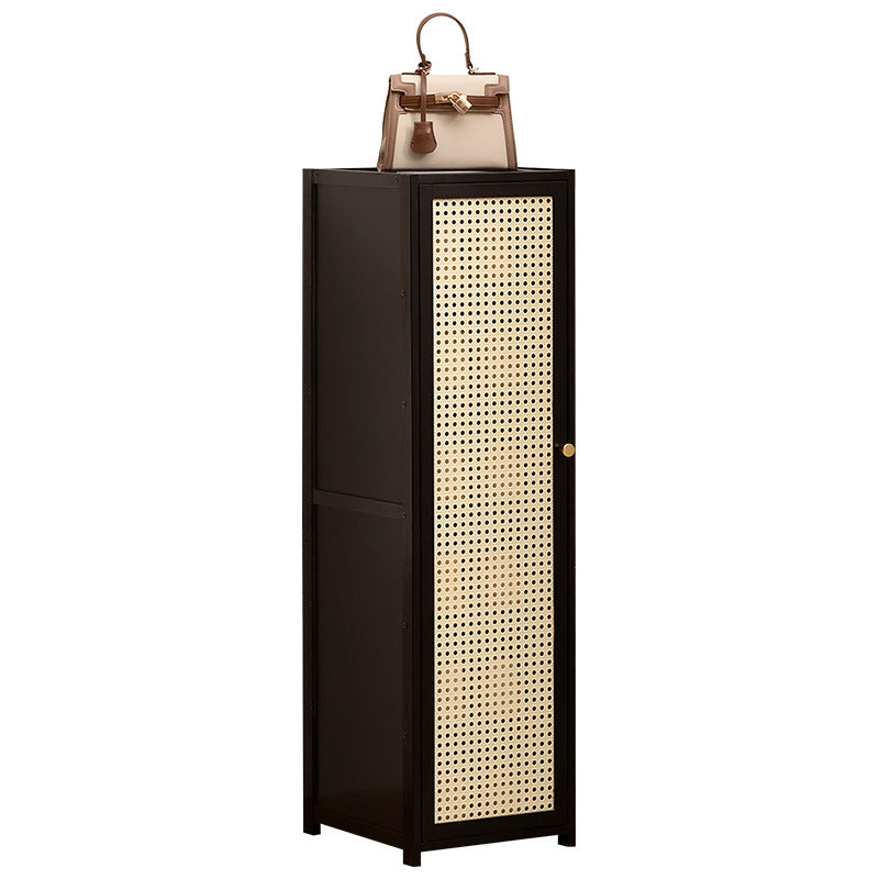 High shelf with rattan inserts Kalsten
