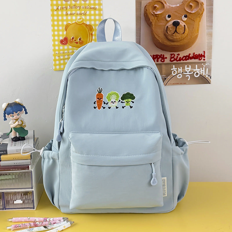 Casual Animated Vegetable-Themed Backpack Kalsten
