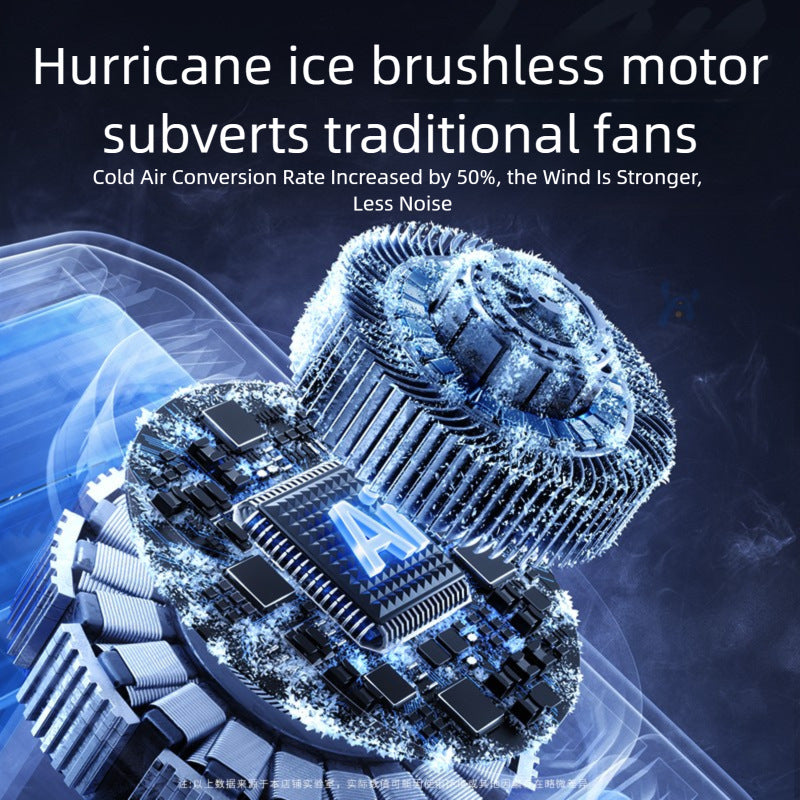 Portable cooling device with intelligent air circulation system and LED display Kalsten