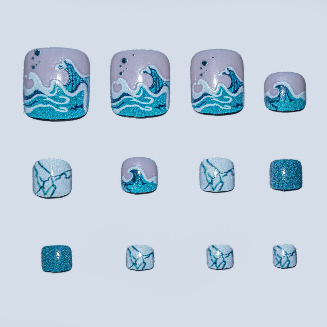 Artistic Ocean Wave Nail Art Kit