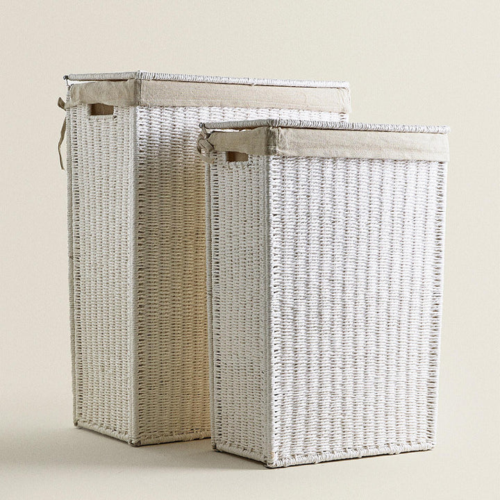 High-quality laundry basket made of natural wicker Kalsten