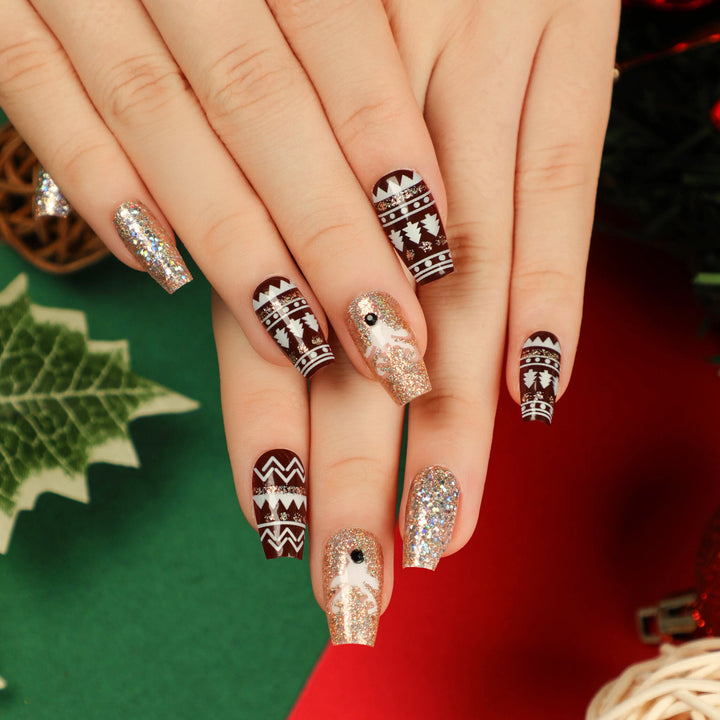 Christmas Nail Art Kalsten
