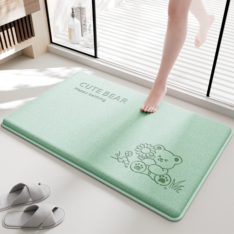 Adorable Cartoon Design Bath Mat Kalsten