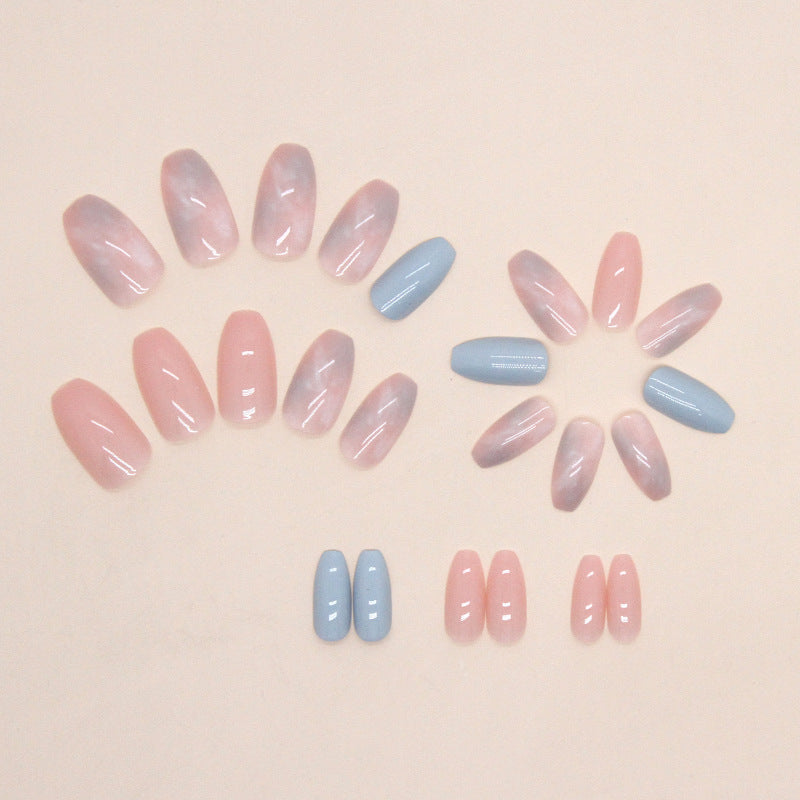 Ombre Glossy Press-On Nail Tips Kalsten