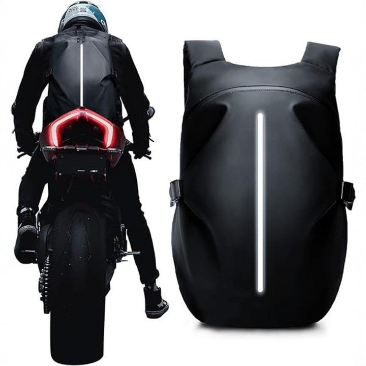 Waterproof motorcycle backpack with reflective elements Kalsten