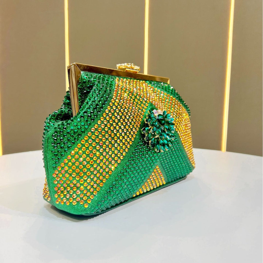 Dazzling Rhinestone Evening Clutch